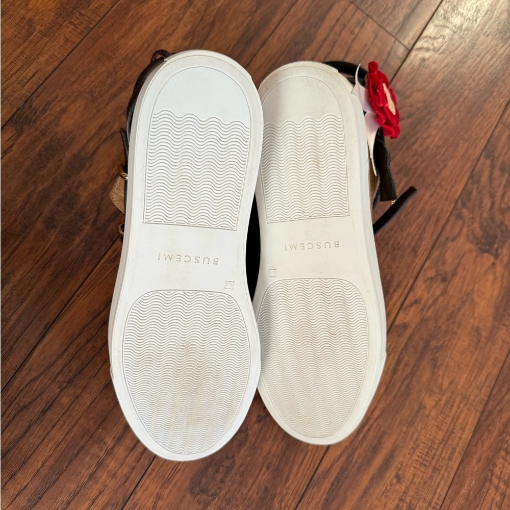 NWT Rare Limited Edition BUSCEMI 100mm "Triple Crown Tan" Leather | Size 42 / US - Picture 8 of 8